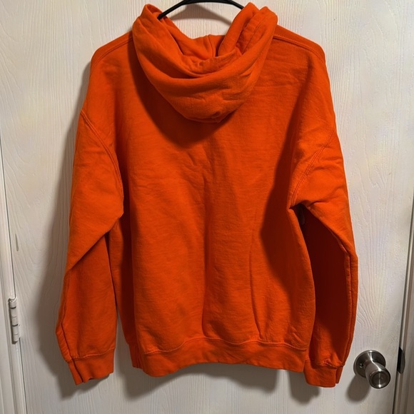 Nickelodeon Kids Unisex Boys Girl Rug Rats‎ Kangaroo Pocket Orange Hoodie Medium - Picture 5 of 8